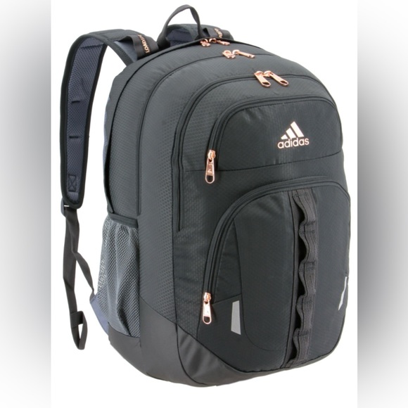 adidas Bags Adidas Unisex Prime V Backpack In Carbon Rose Gold Onix